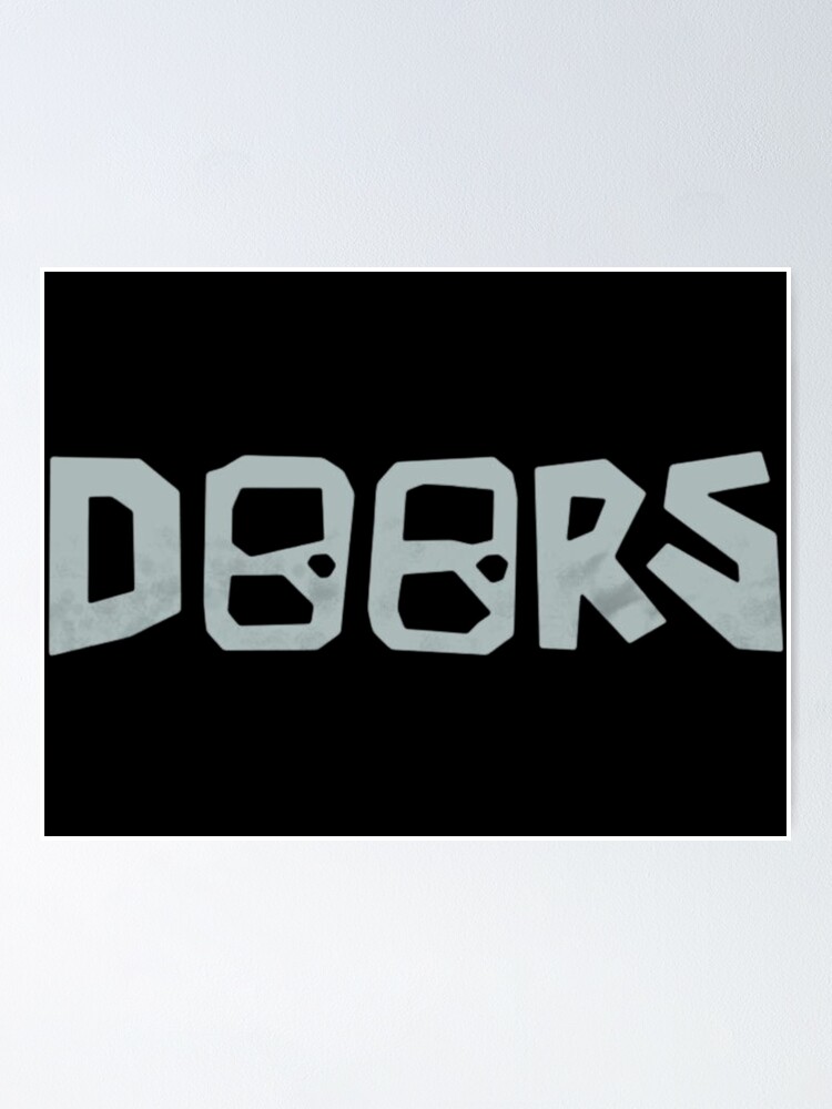 No doors, roblox doors  Poster by doorzz