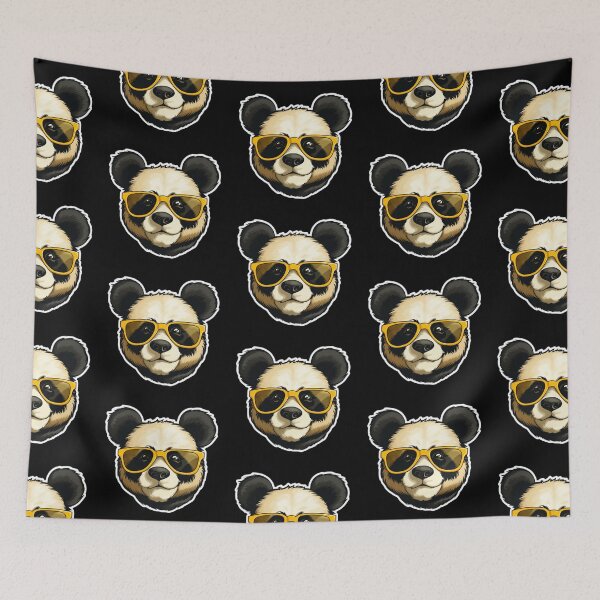 Item preview, Gold Funny Panda, Gold Sunglasses designed and sold by DafraDesign.