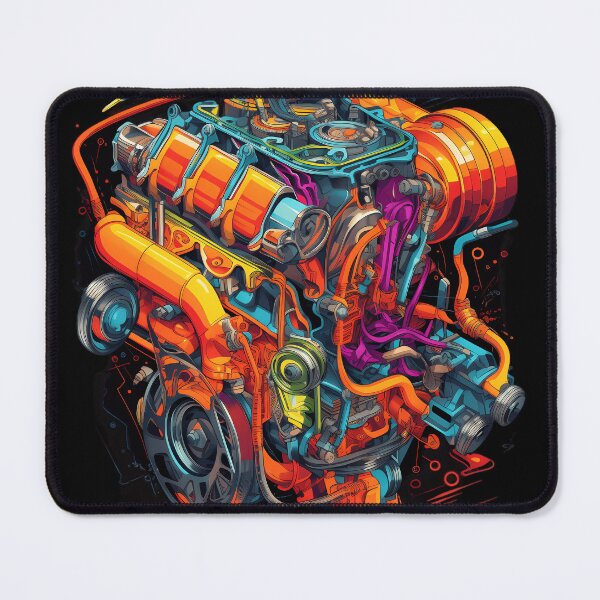 Item preview, "Engine in Technicolor" designed and sold by Art-Vortex-fr.