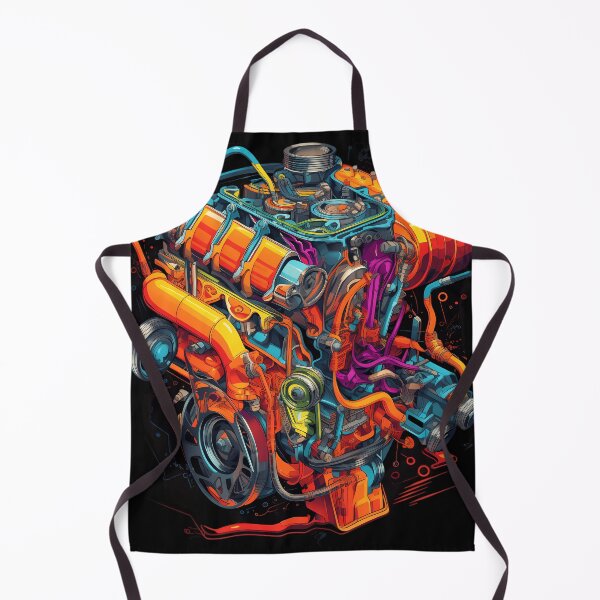 Item preview, "Engine in Technicolor" designed and sold by Art-Vortex-fr.