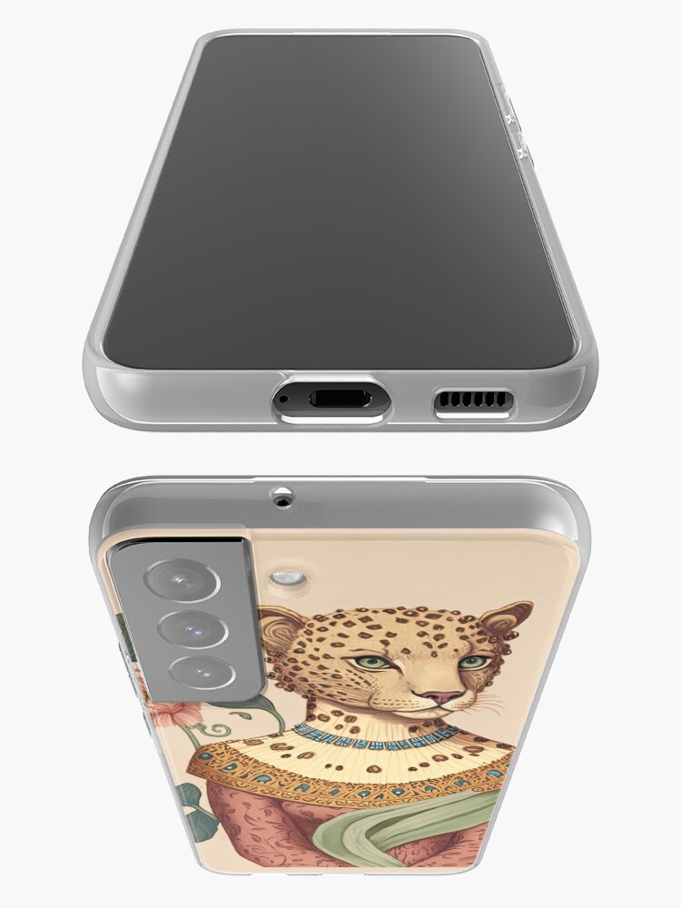 Discover Rex: The Suave Spots of Royal Jungle Swagger | Samsung Galaxy Phone Case