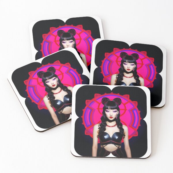 Item preview, hot k-pop girl with red lips By Jonathan P. designed and sold by JonathanP514.