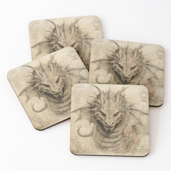 Item preview, Old Ancient Drawings of Dragons  designed and sold by BrandonArtWorld.