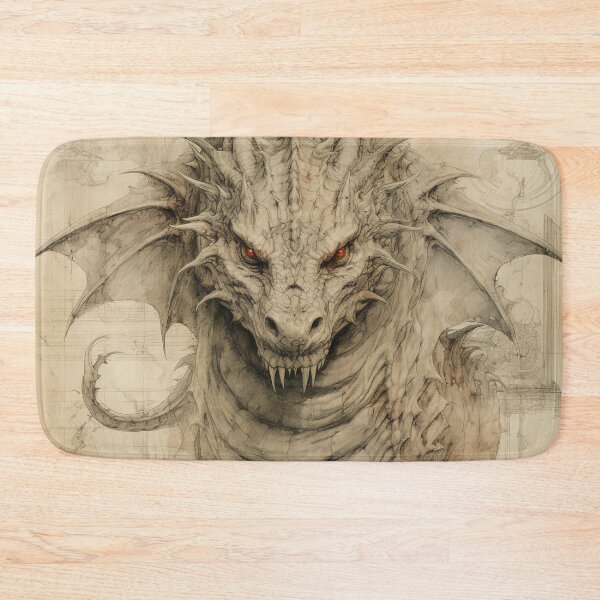 Item preview, Old Ancient Drawings of Dragons  designed and sold by BrandonArtWorld.