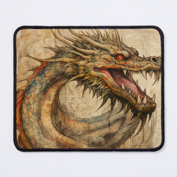 Item preview, Old Ancient Drawings of Dragons  designed and sold by BrandonArtWorld.