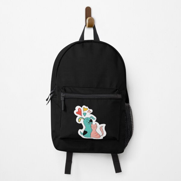 Item preview, Dog and cat are friends forever  - funny design  designed and sold by Basma Store.