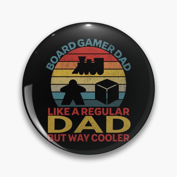 Item preview, Board Gamer Dad. Like a Regular Dad but way cooler. Board game lover designed and sold by Zanda-Nerd-Shop.
