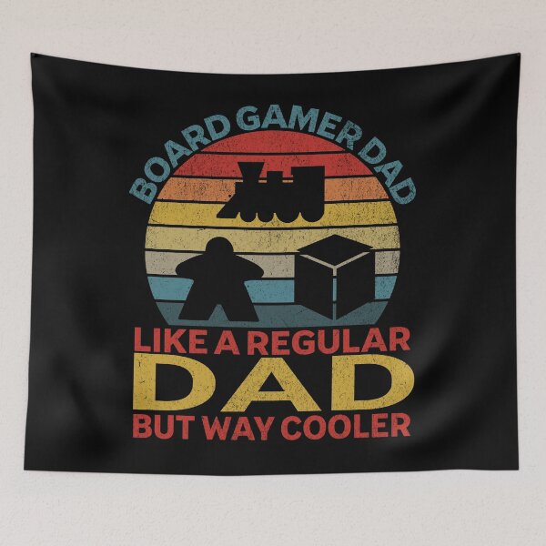 Item preview, Board Gamer Dad. Like a Regular Dad but way cooler. Board game lover designed and sold by Zanda-Nerd-Shop.