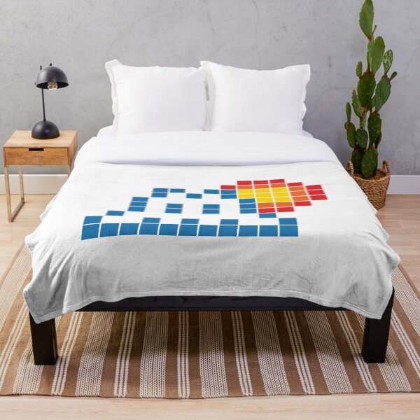 Aperçu de l'œuvre Envahisseur de l'espace au coucher du soleil créée et vendue par Pixel-Invader.
