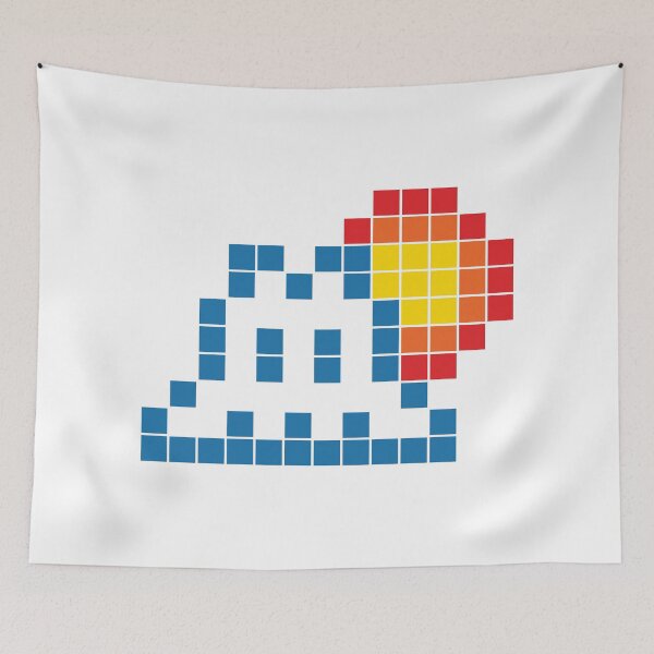 Item preview, Sunset Space Invader  designed and sold by Pixel-Invader.
