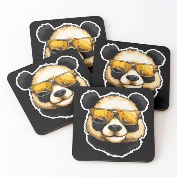 Item preview, Funny Panda, Gold Sunglasses designed and sold by DafraDesign.