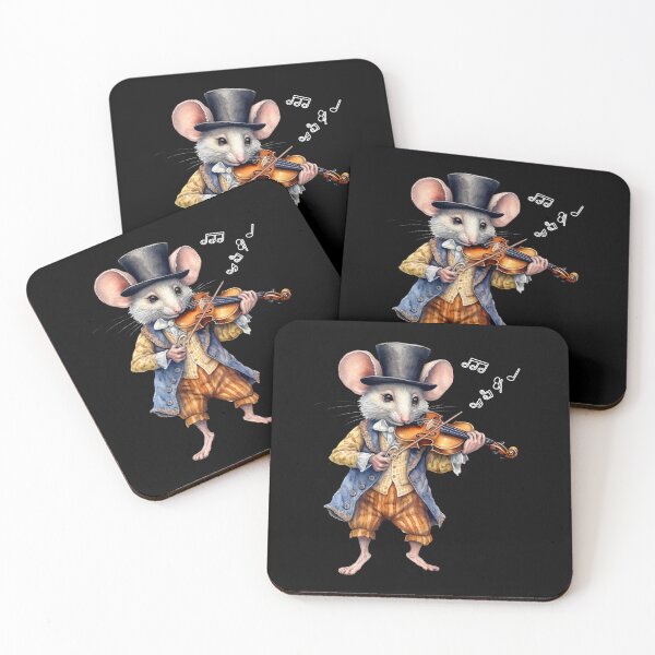 Item preview, Vintage violinist mouse designed and sold by Artbellachi.