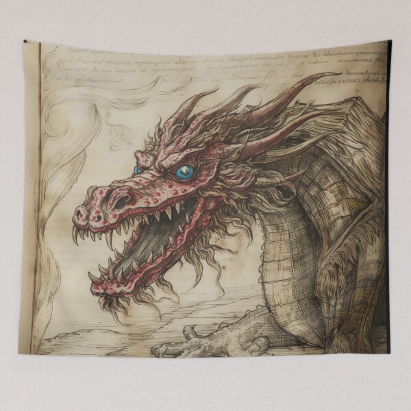 Item preview, Old Ancient Drawings of Dragons  designed and sold by BrandonArtWorld.