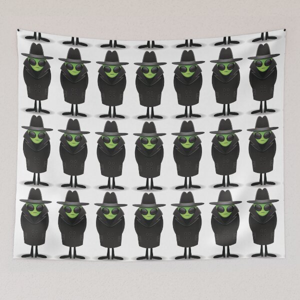 Item preview, The real Men in Black are green designed and sold by ThundRDownunder.