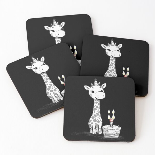 Item preview, Cute Giraffe With A Birthday Cake designed and sold by Molineriani.