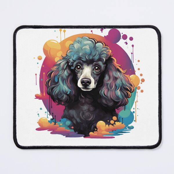 Item preview, Poodle Dog Super Colorful designed and sold by mydoglove.