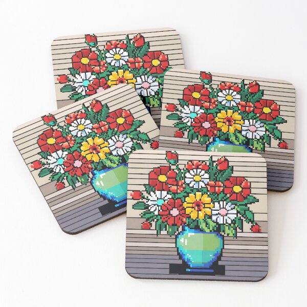 Item preview, Bouquet of Flowers Pixelated designed and sold by CM7Designs.