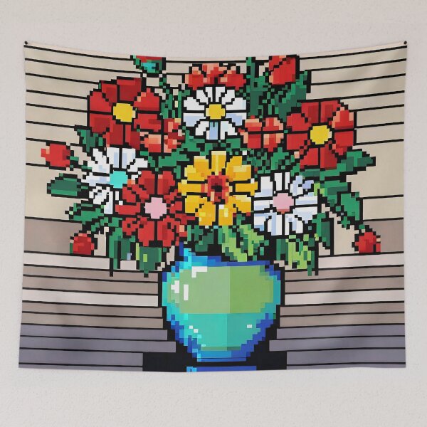 Item preview, Bouquet of Flowers Pixelated designed and sold by CM7Designs.