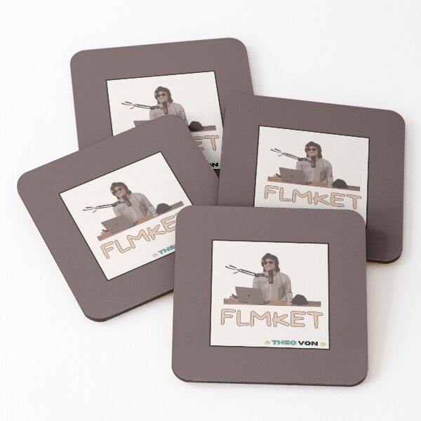 Item preview, FLMKET Theo Von Sticker (Square) designed and sold by savcat15.