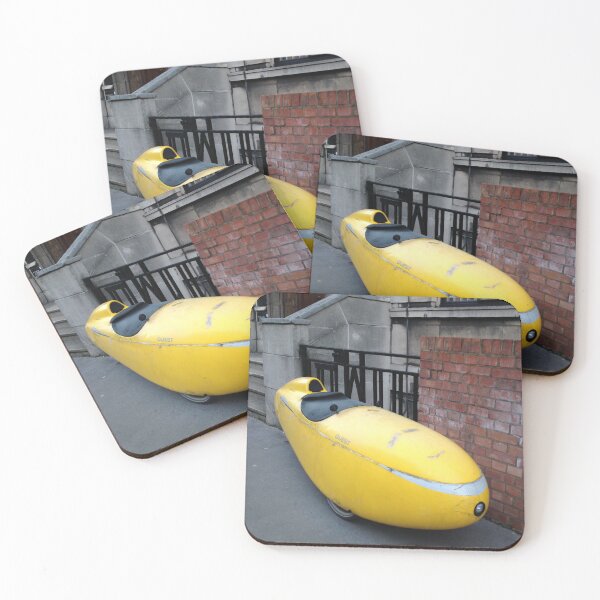 Item preview, Eco-Adventure Vibes: Yellow Velomobile in London Streets designed and sold by HFGjewels.