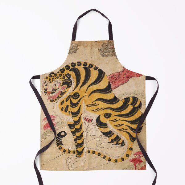 Item preview, Tiger art Korean art Home Decor for Animal Vintage Wall art Tiger painting designed and sold by allpalgo.
