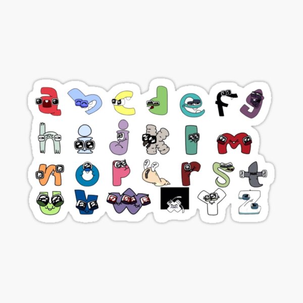 Alaxciax 110pcs Alphabet Stickers, Alphabet Lore Stickers Alphabet Stickers  for Kids Creative Preschool Education Alphabet Stickers for Water Bottles