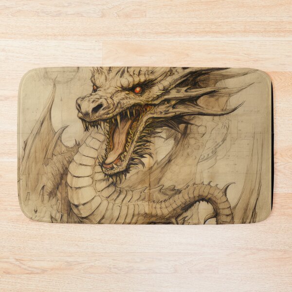 Item preview, Old Ancient Drawings of Dragons  designed and sold by BrandonArtWorld.