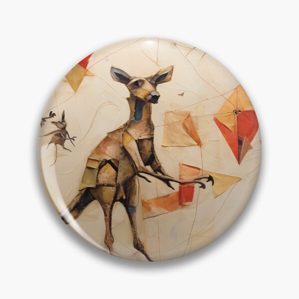 Item preview, "Kangaroos in Kinetic Flight: Kites and Kinship" designed and sold by Art-Vortex-fr.