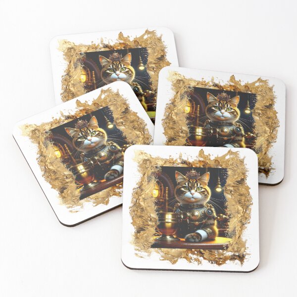 Item preview, Royal Steampunk Cat designed and sold by LighterLifeLove.