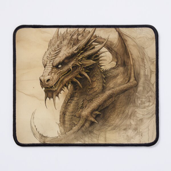 Item preview, Old Ancient Drawings of Dragons  designed and sold by BrandonArtWorld.