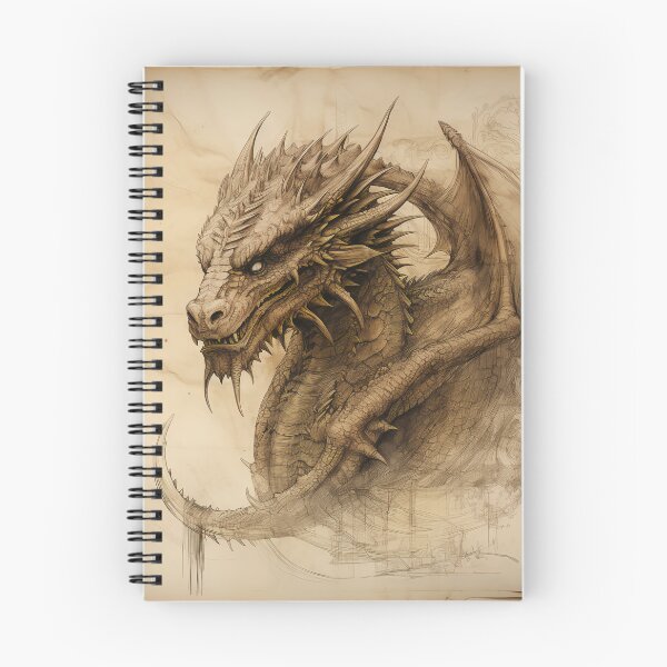 Item preview, Old Ancient Drawings of Dragons  designed and sold by BrandonArtWorld.