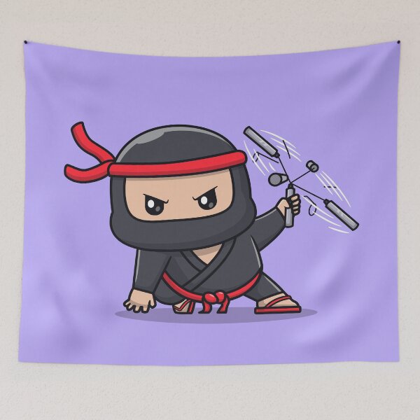 Item preview, Playful Ninja: Double Stick Delight designed and sold by hjian8219.