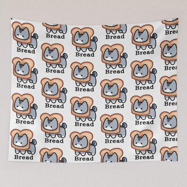 Item preview, Gray Bread Cat designed and sold by CoffeeCatsCafe.