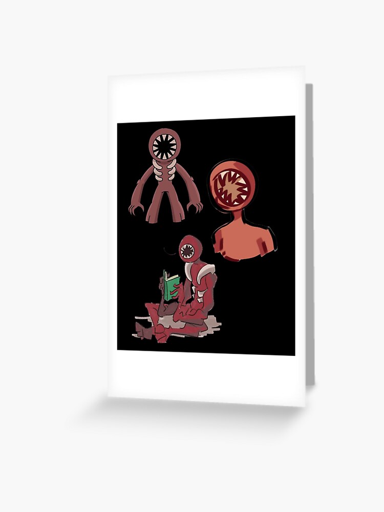 DOORS ️ Figure hide and Seek horror Greeting Card for Sale by  VitaovApparel