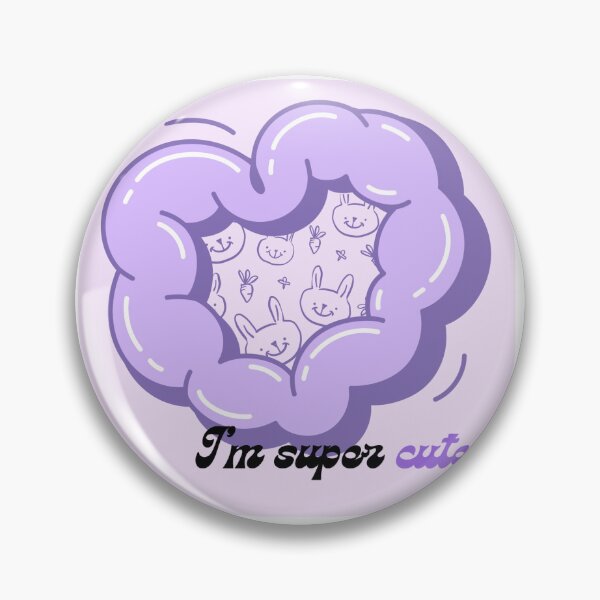Item preview, Bunny super shy baby purple  designed and sold by m-BZ.