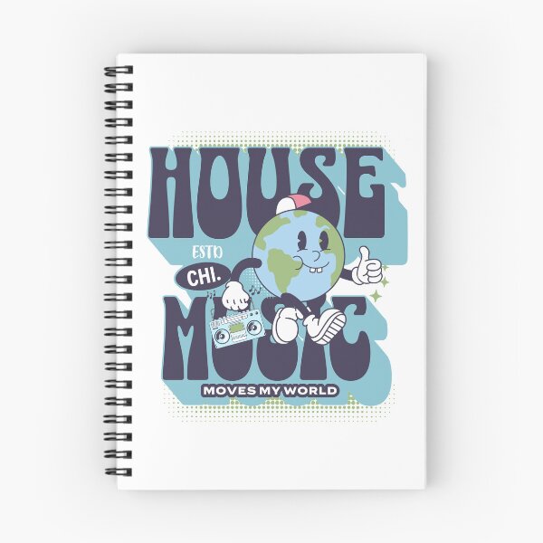 Item preview, HOUSE MUSIC  - Rocks My World (blue/green)  designed and sold by Discothreadz.