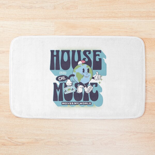 Item preview, HOUSE MUSIC  - Rocks My World (blue/green)  designed and sold by Discothreadz.