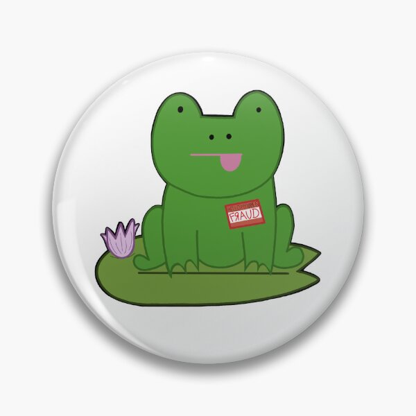 Item preview, Fraud The Frog on a Lily Pad designed and sold by FraudtheFrog.