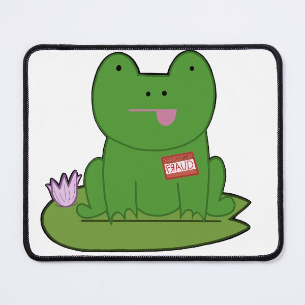 Item preview, Fraud The Frog on a Lily Pad designed and sold by FraudtheFrog.
