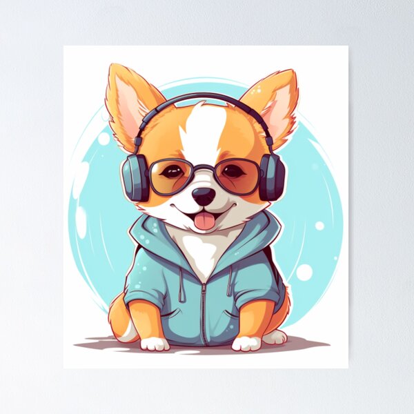 Artikelvorschau, Moderner Corgi | Der süßeste Hund entworfen und verkauft von PatiMN.