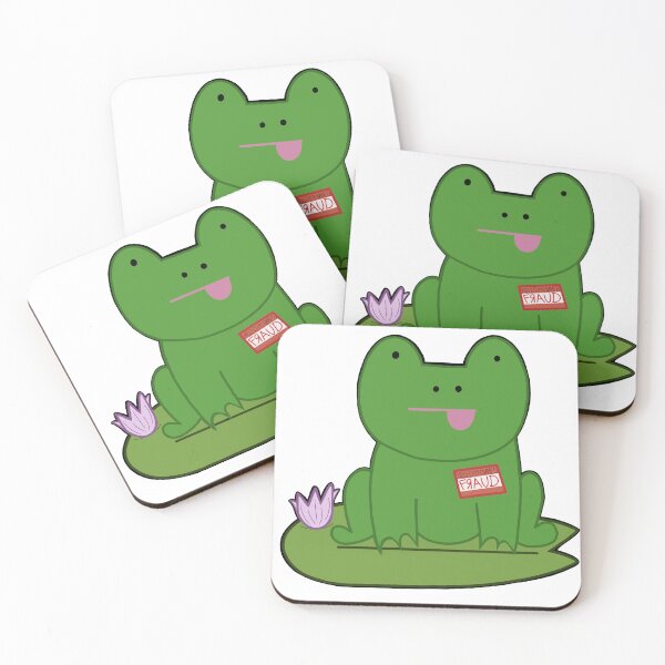 Item preview, Fraud The Frog on a Lily Pad designed and sold by FraudtheFrog.