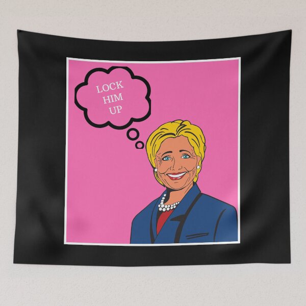 Item preview, Hillary Lock Him Up designed and sold by KATKattalestv.