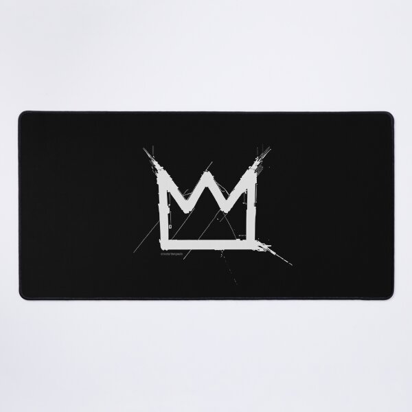 Item preview, Crown White on Black designed and sold by Street Art Belgrade.