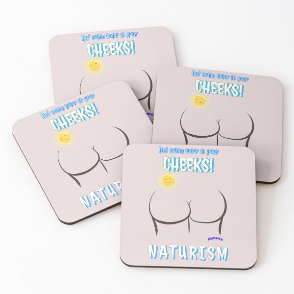 Item preview, Naturism. Get some color in your cheeks! NUDIMS bum designed and sold by NUDIMS.