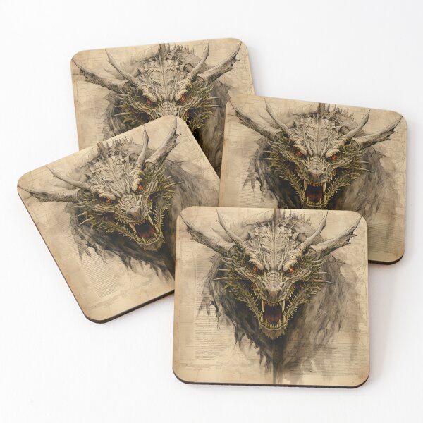 Item preview, Old Ancient Drawings of Dragons  designed and sold by BrandonArtWorld.