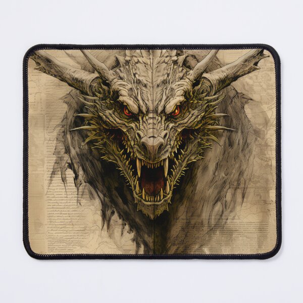 Item preview, Old Ancient Drawings of Dragons designed and sold by BrandonArtWorld.