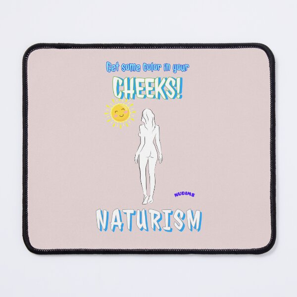 Item preview, Naturism. Get some color in your cheeks! F Silhouette bum designed and sold by NUDIMS.