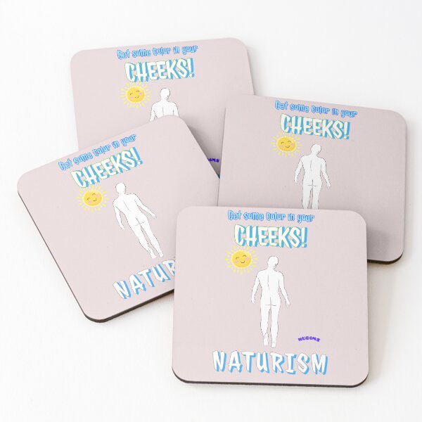 Item preview, Naturism. Get some color in your cheeks! M Silhouette bum designed and sold by NUDIMS.