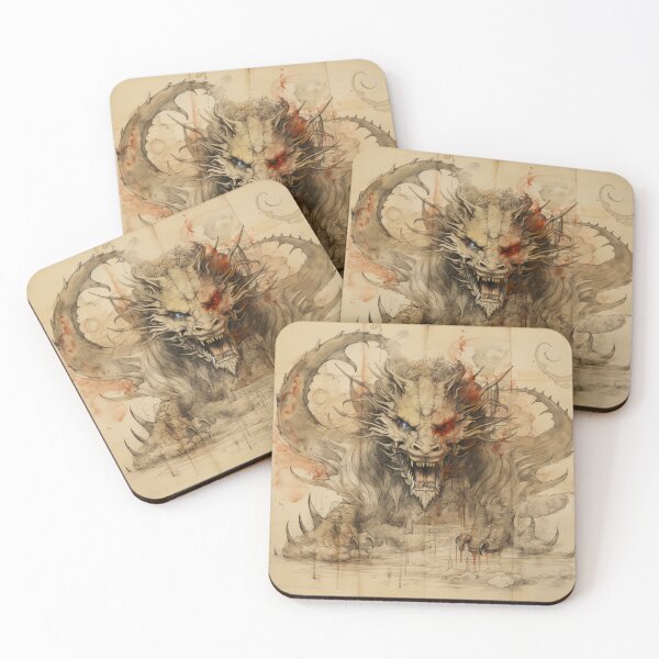 Item preview, Old Ancient Drawings of Dragons  designed and sold by BrandonArtWorld.