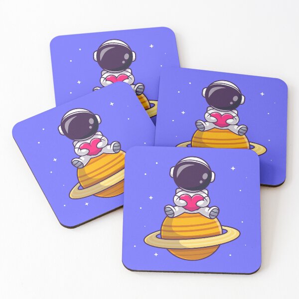 Item preview, Love Among the Stars: Cute Astronaut on a Planet designed and sold by hjian8219.